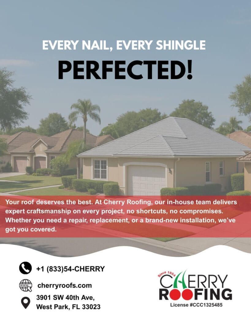 roofing craftsmanship in Florida