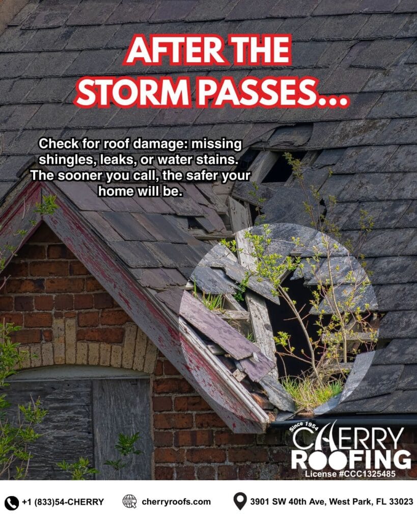 roof inspection after a storm