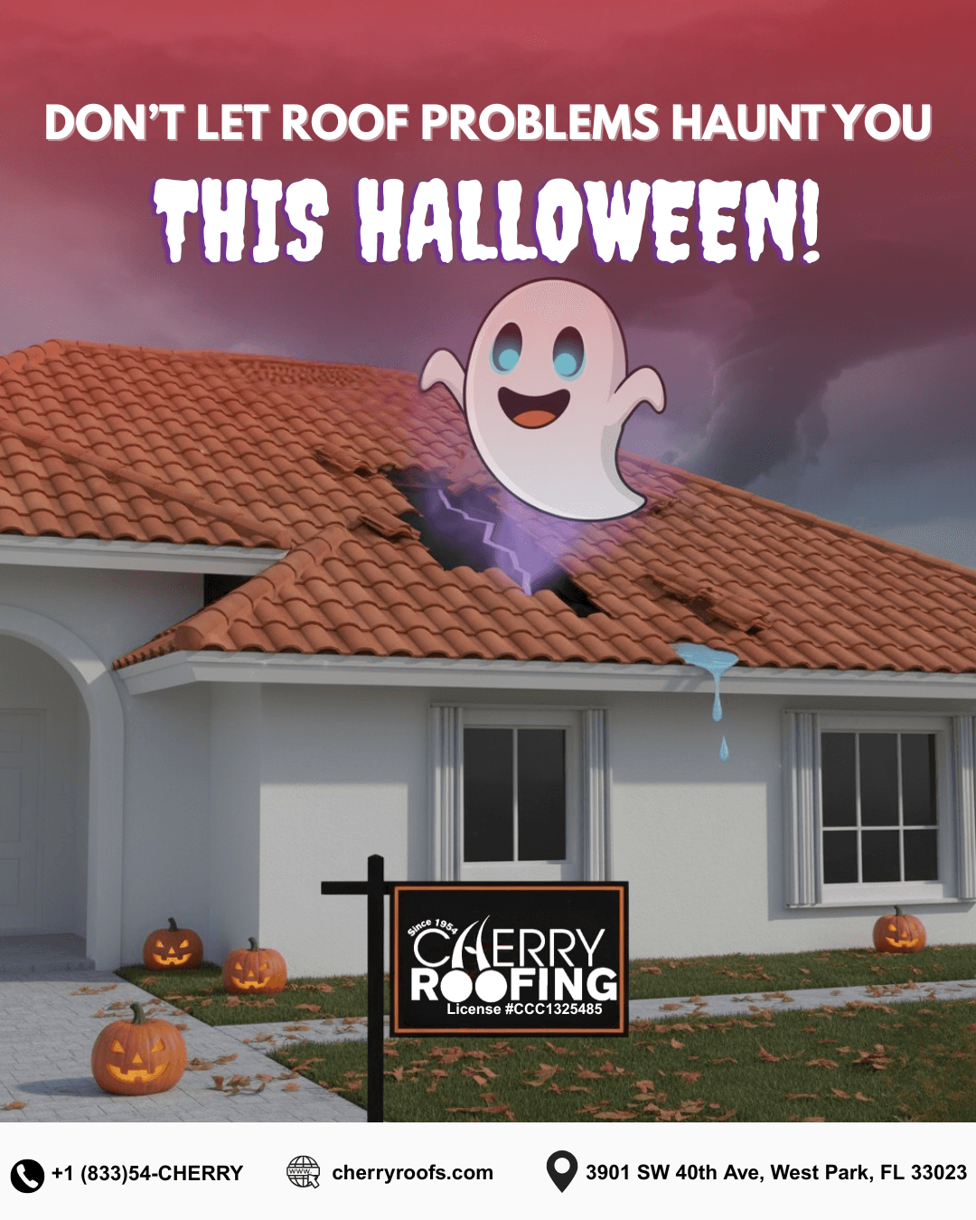 Halloween roof inspection