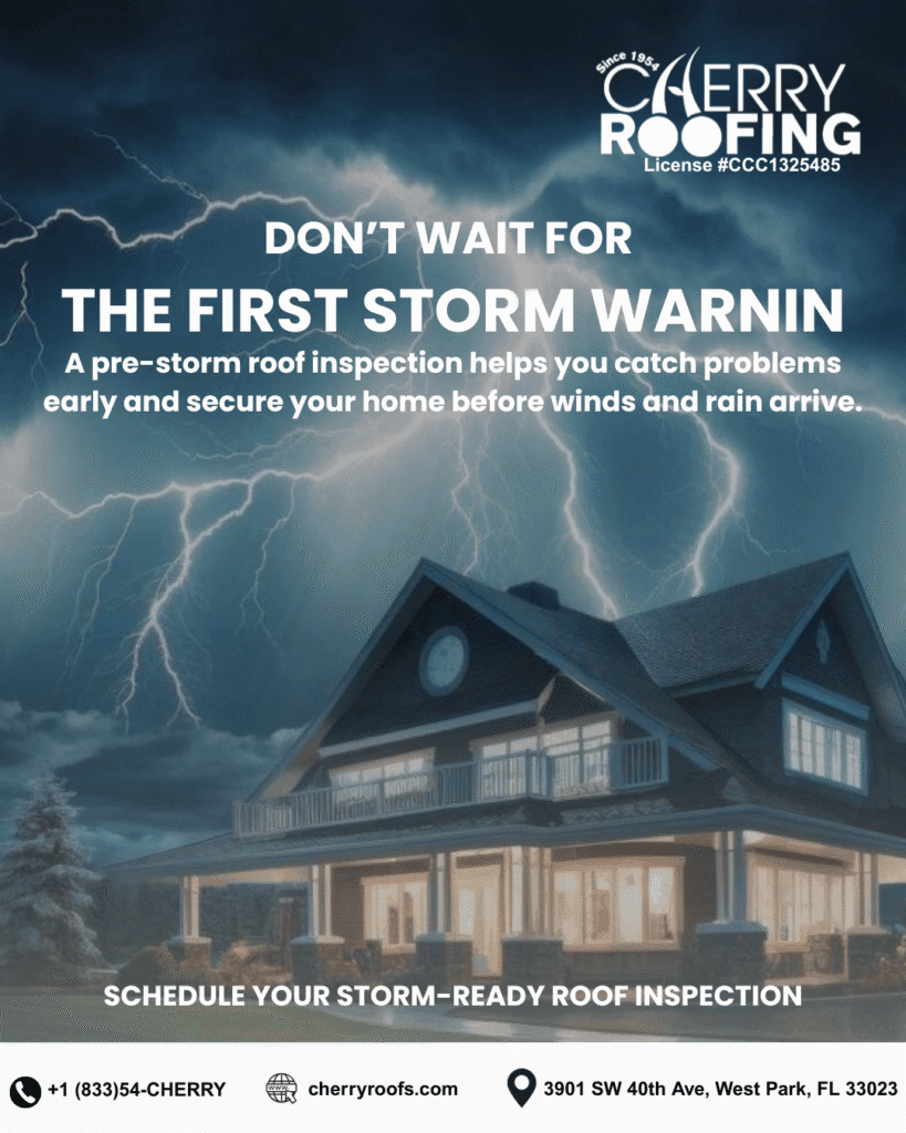 storm season roof prep