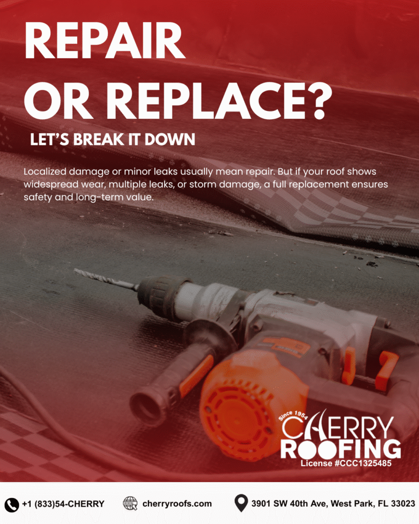 prioritize roof replacement