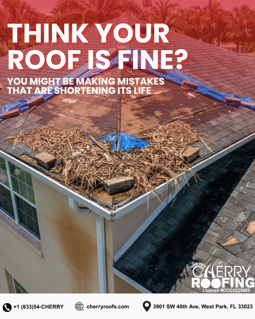 roof maintenance mistakes