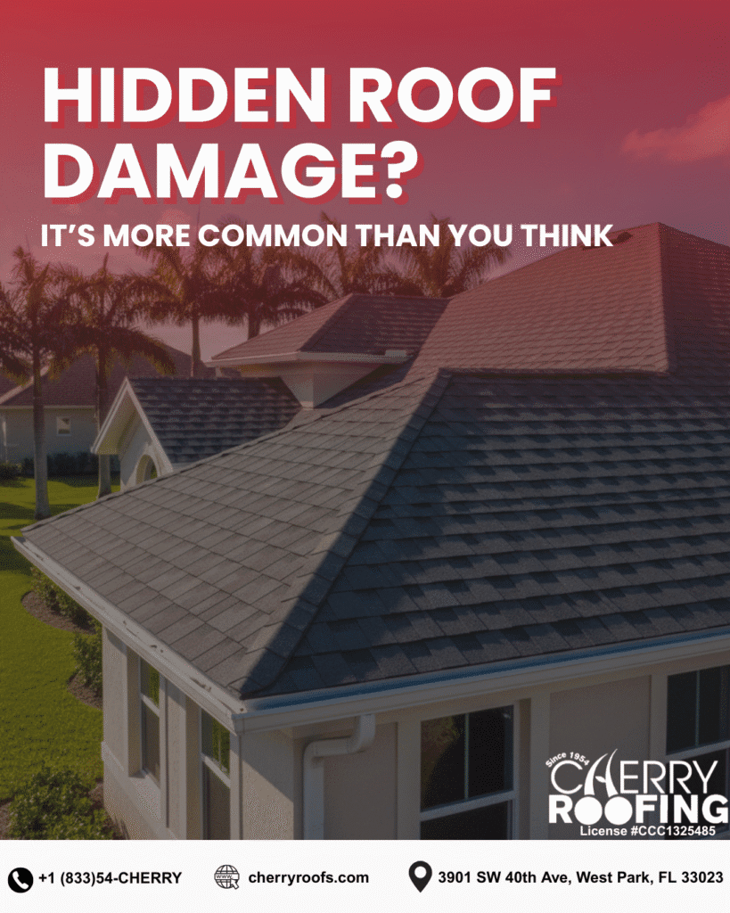 hidden roof damage Florida