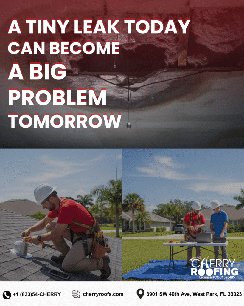 small roof leak repair