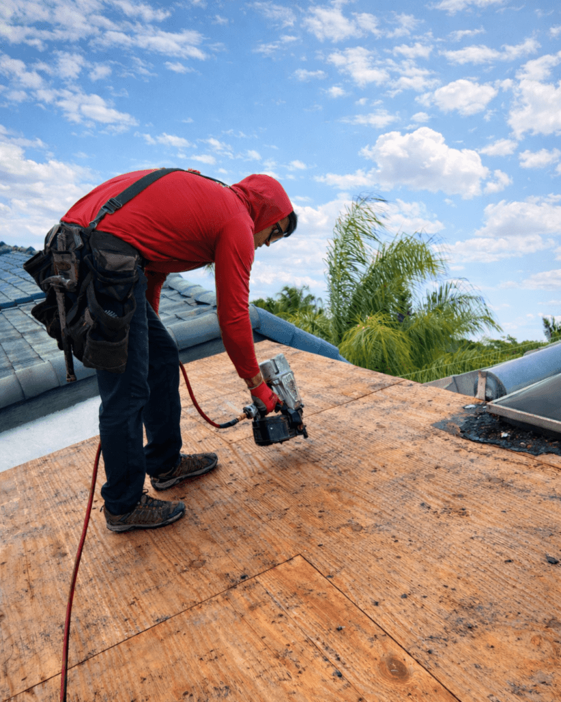 hurricane season roof inspection for florida home