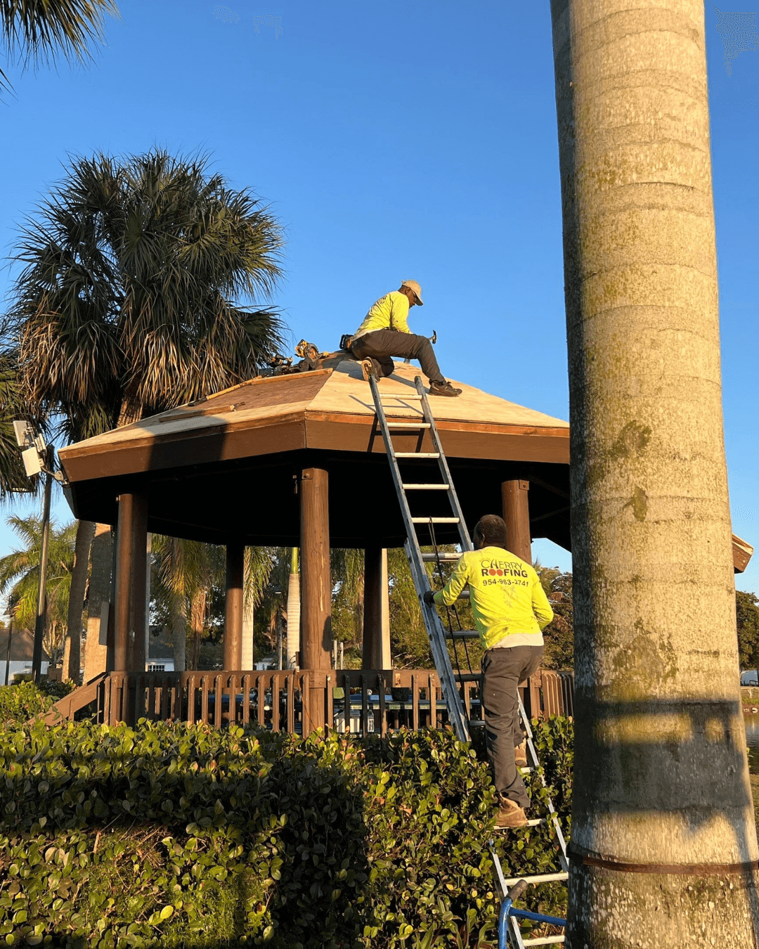 gazebo and outdoor roof installation Florida
