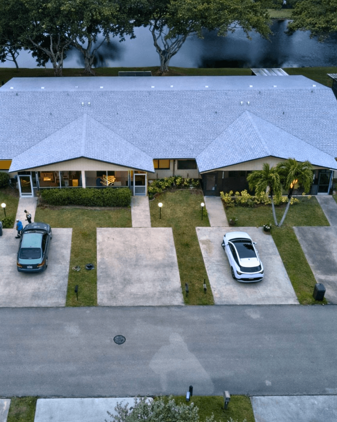 roofing project Delray Villas Florida community