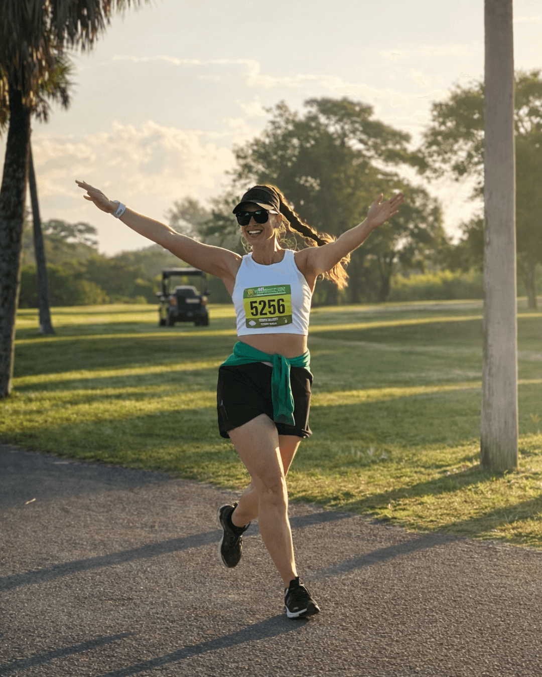 articipant running at Run With The Cops 5K West Palm Beach